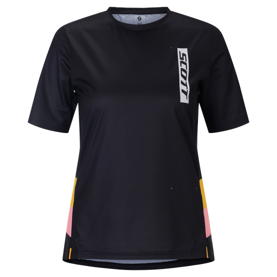 SCOTT Tuned SL Short Sleeve Damen – Black – Vorderansicht