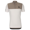SCOTT Jersey Endurance LT Short Sleeve Herren – Cotton White - Toast Beige – Vorderansicht