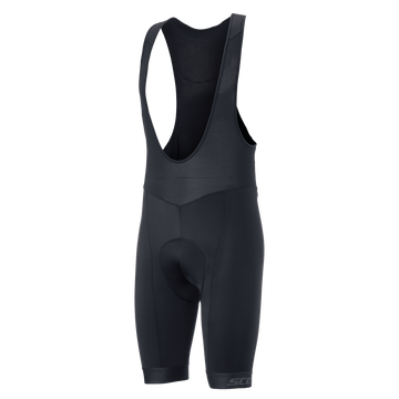 SCOTT Bib Shorts Endurance ++ Herren – Black - Dark Grey – Vorderansicht