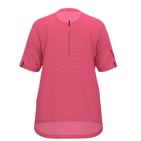 SCOTT Vertic Pro SL Short Sleeve Damen – Digital Pink – Rückansicht