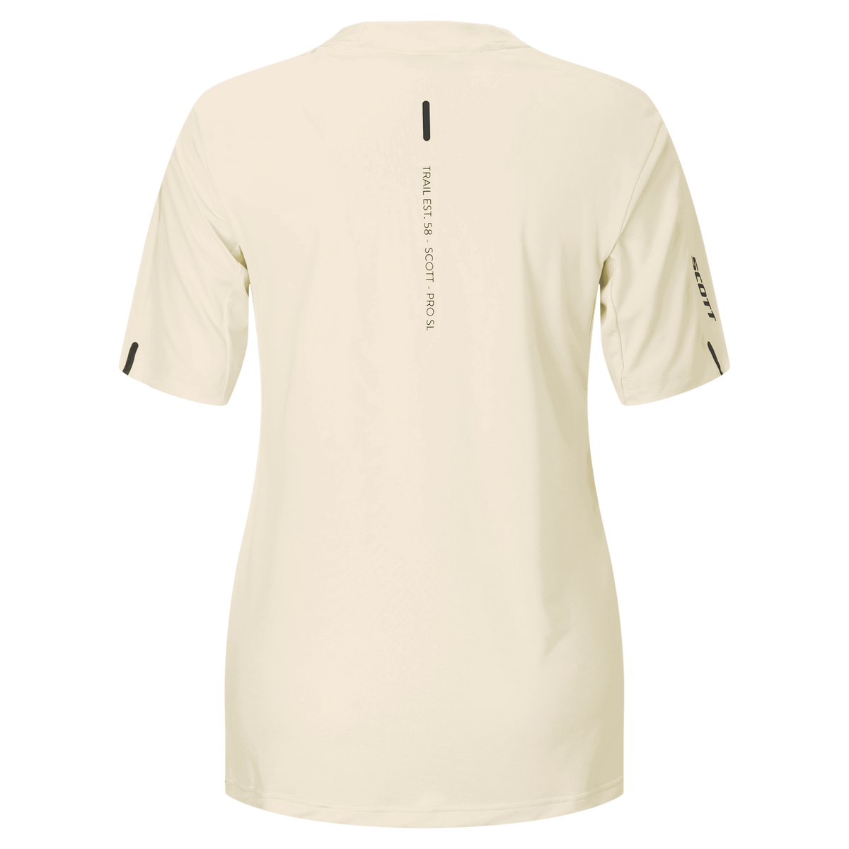 SCOTT Vertic Pro SL Short Sleeve Damen – Pastel Yellow – Rückansicht