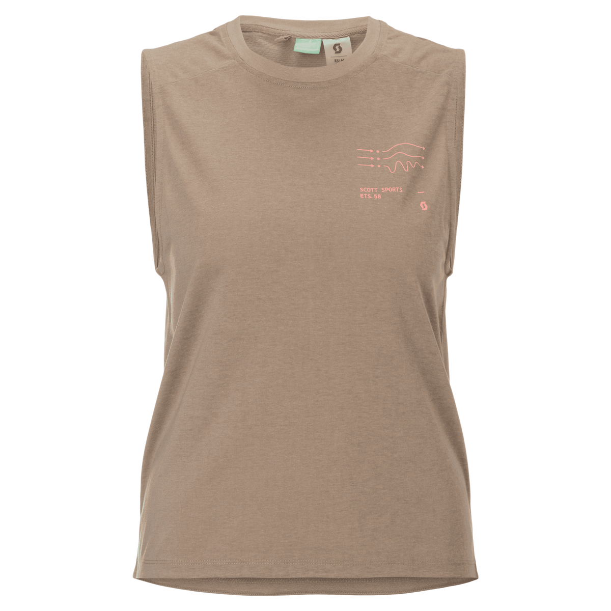 SCOTT Tank Vertic DRI Damen – Toast Beige – Vorderansicht