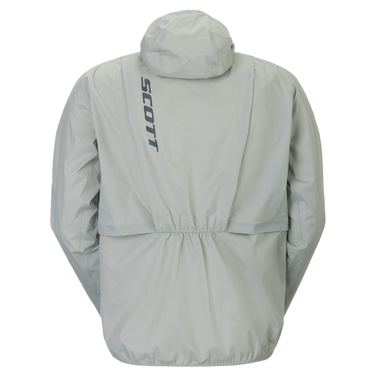 SCOTT Endurance SL Waterproof Laufjacke Herren – Spray Grey Rückansicht