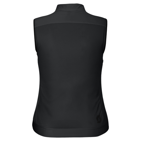 SCOTT Pro Windbreaker-Weste für Damen – Black – Rückansicht