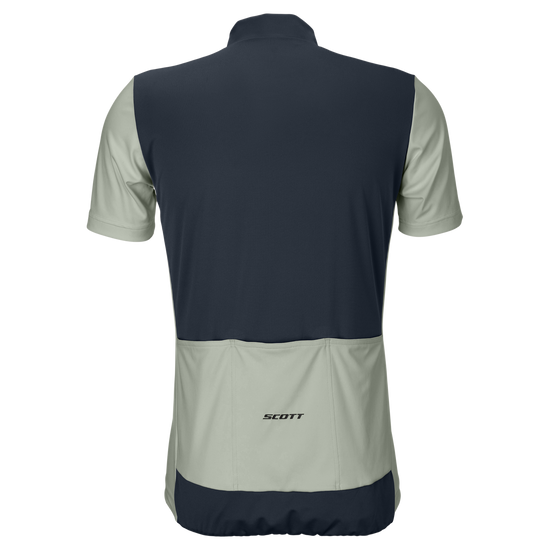 SCOTT Jersey Endurance LT Short Sleeve Herren – Spray Grey - Dark Blue – Rückansicht