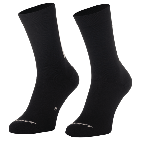 Scott SOCK BLOCK STRIPE CREW - Black - Faded Pink