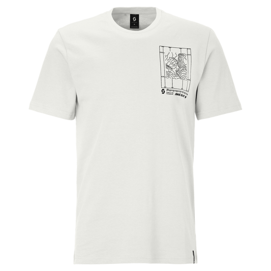 SCOTT Casual Herren T-Shirt – White – Vorderansicht