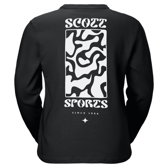 SCOTT Graphic Langarmshirt – Black Rückansicht