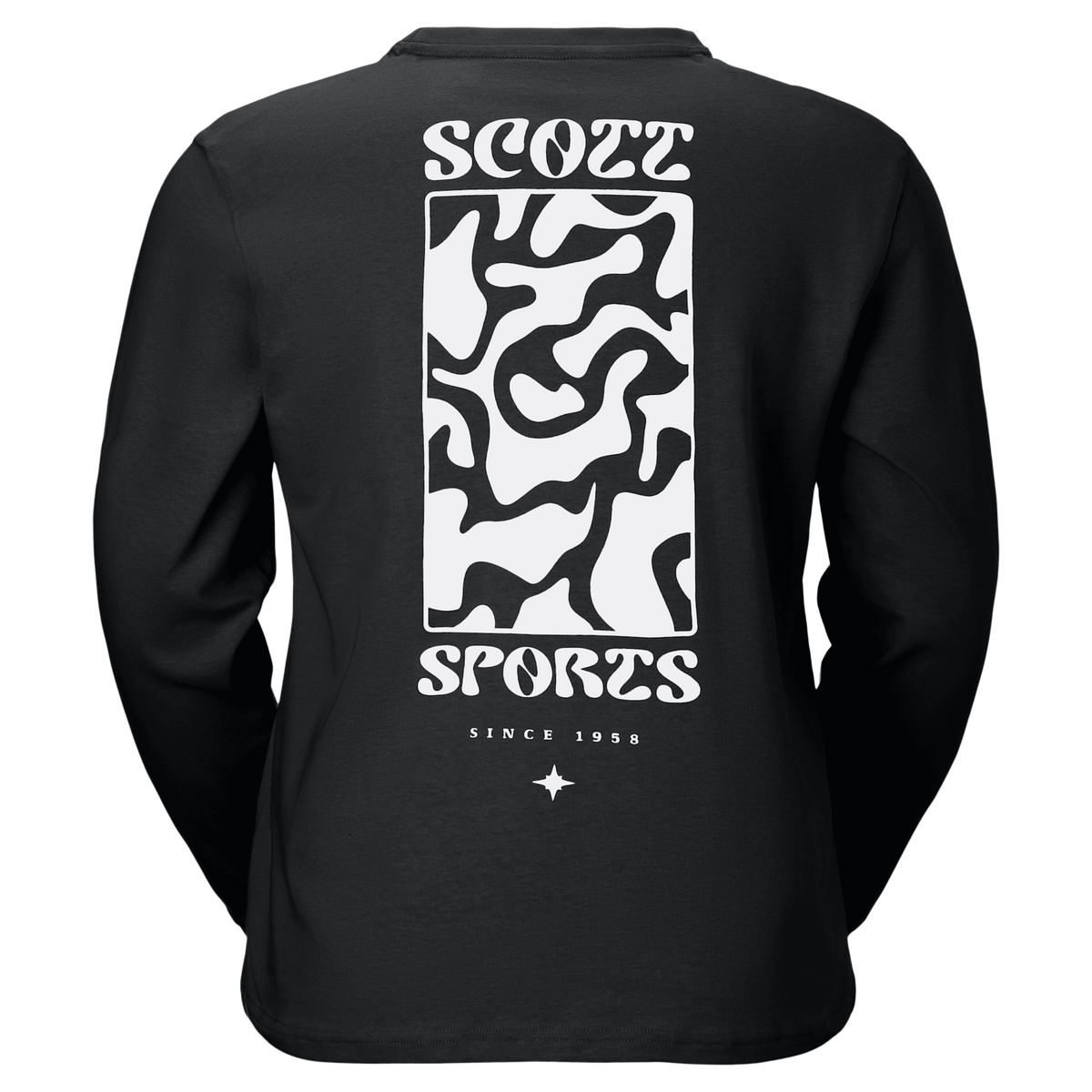 SCOTT Graphic Langarmshirt – Black Rückansicht