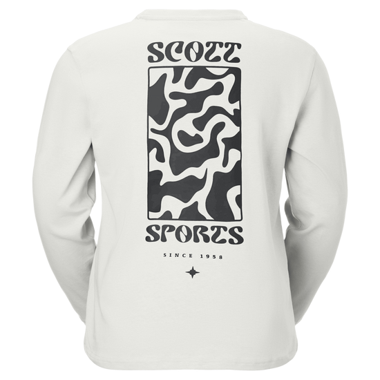 SCOTT Graphic Langarmshirt – White Rückansicht