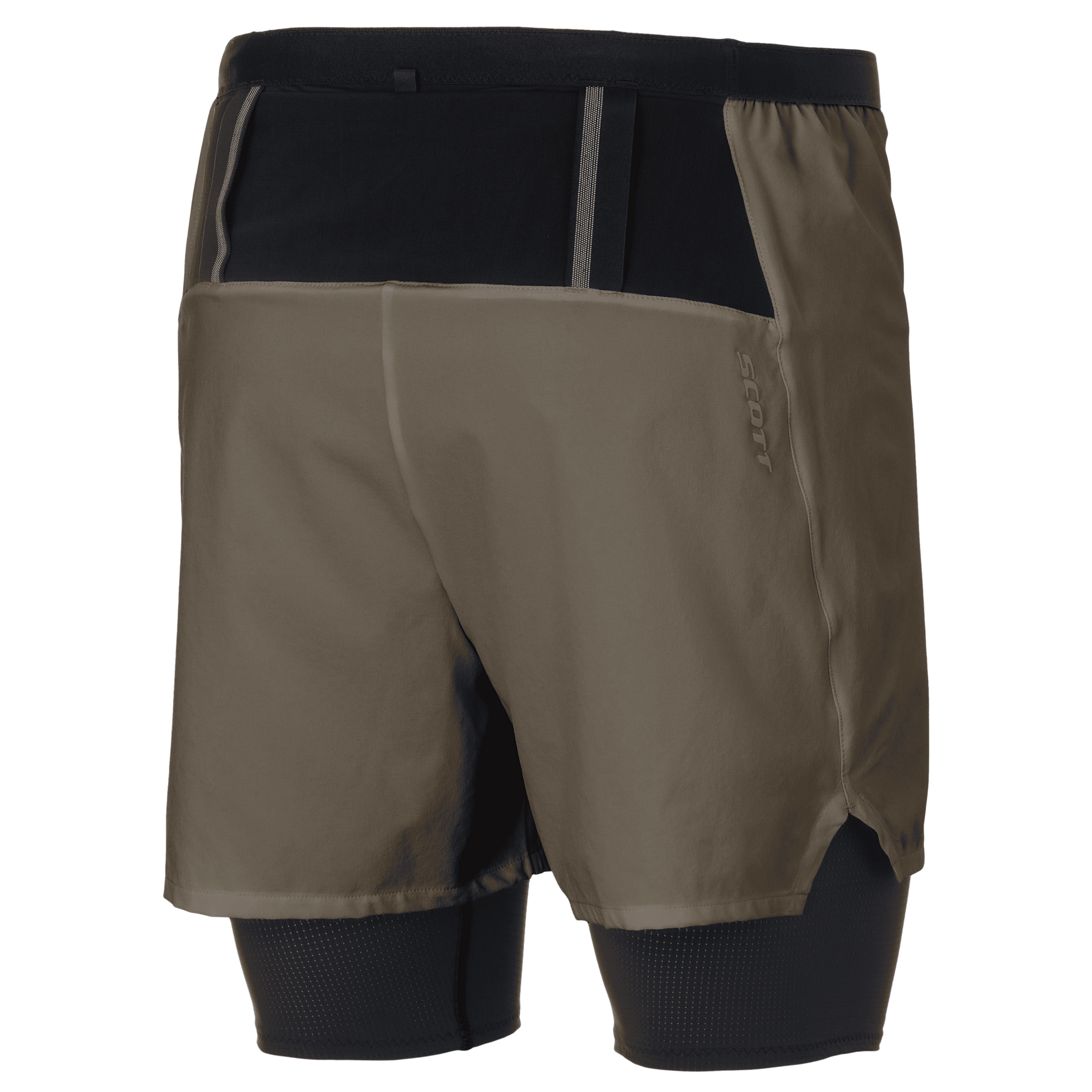 SCOTT M Endurance Tech Hybrid Shorts Herren – Wood Grey - Black