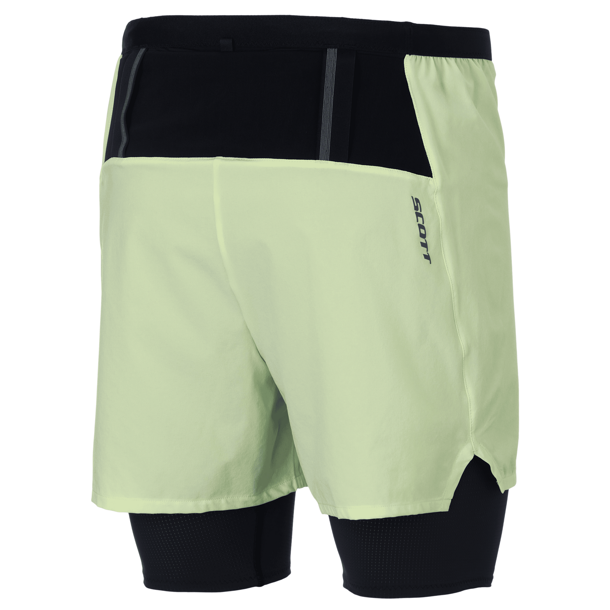SCOTT M Endurance Tech Hybrid Shorts Herren – Acid Yellow - Black