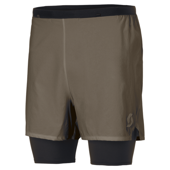 SCOTT M Endurance Tech Hybrid Shorts Herren – Wood Grey - Black