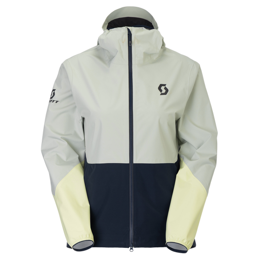 SCOTT Explorair Light Dryo 2.5L Damenjacke – Spray Grey / Dark Blue – Vorderansicht
