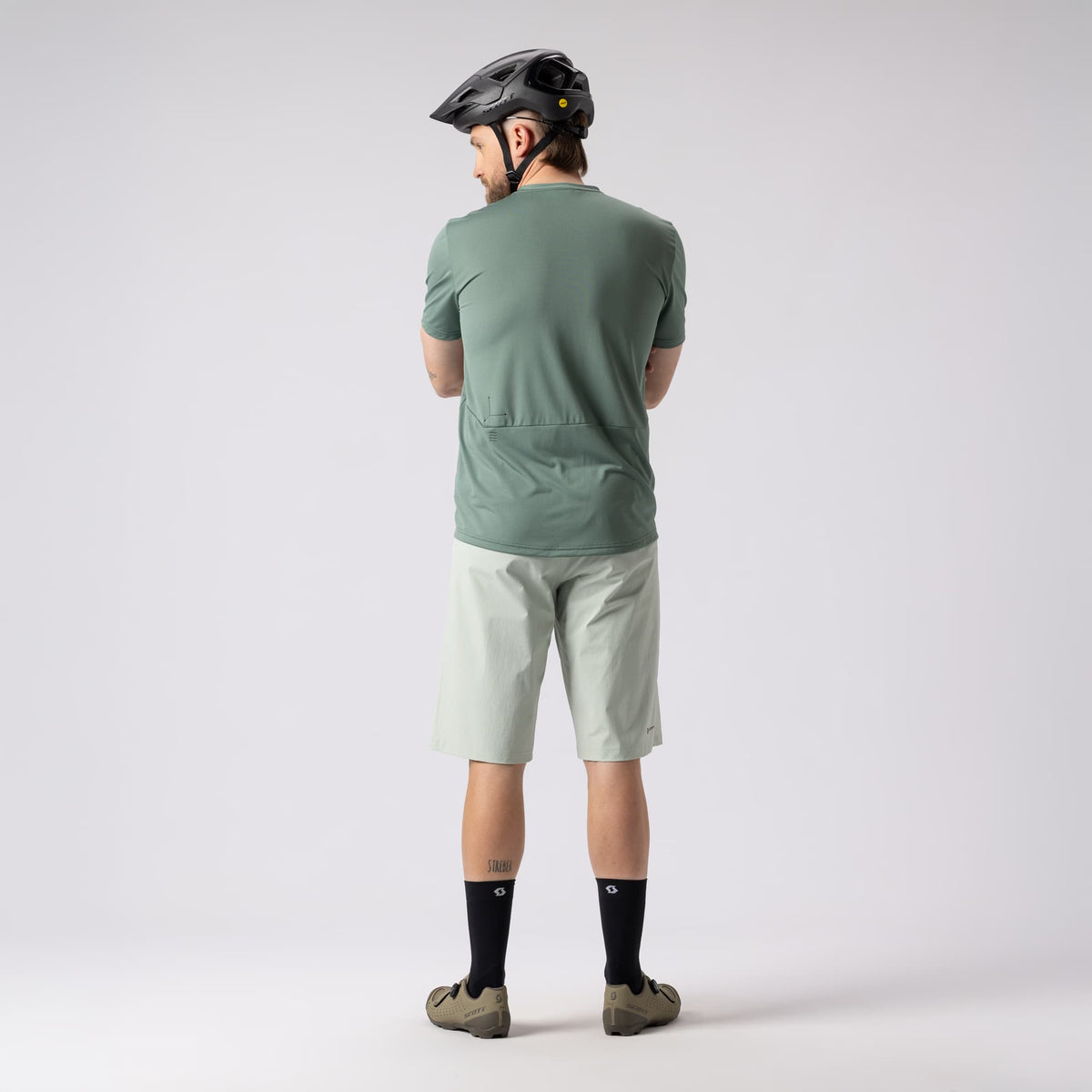 SCOTT Tee Vertic Zip Short Sleeve Herren – Lifestyle 3