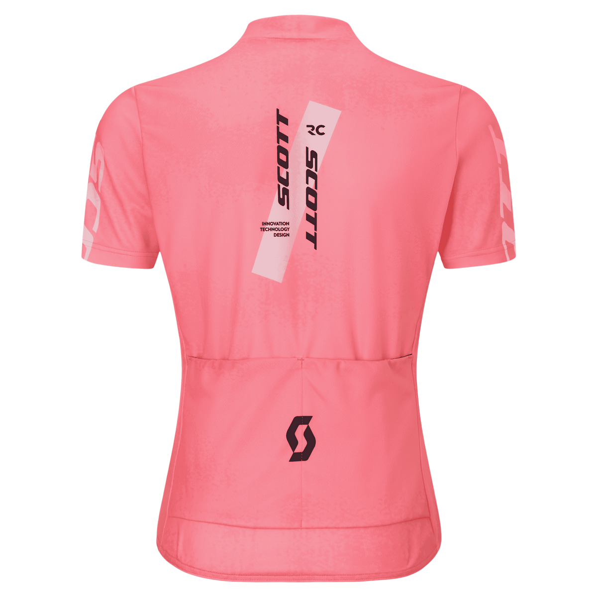 SCOTT Jersey Short Sleeve Kinder – Digital Pink - White – Rückansicht