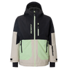 SCOTT Vertic Dryo Wintersportjacke Kinder – Black - Latte Beige – Vorderansicht