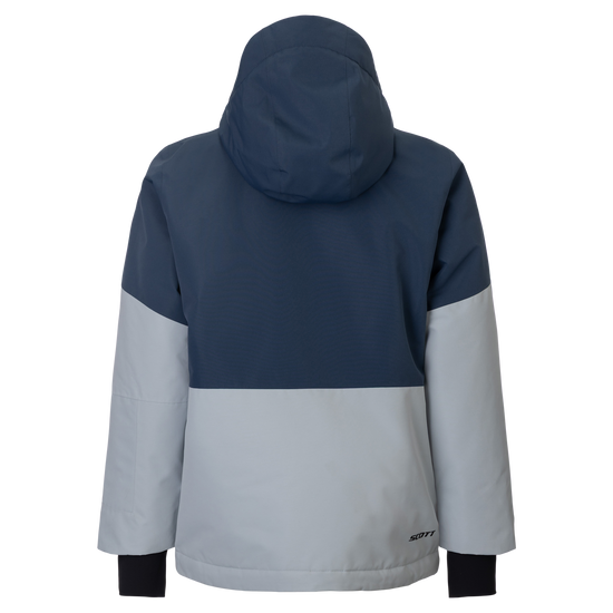 SCOTT Vertic Dryo Wintersportjacke Kinder – Dusk Blue - Mist Blue – Rückansicht