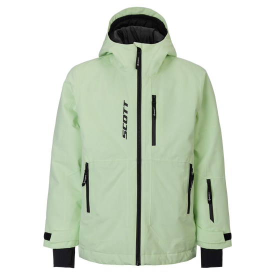 SCOTT Vertic Dryo Wintersportjacke Kinder – Vapour Green – Vorderansicht
