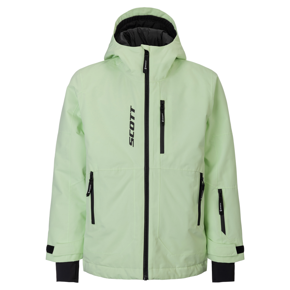 SCOTT Vertic Dryo Wintersportjacke Kinder – Vapour Green – Vorderansicht