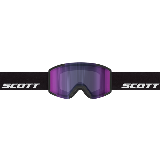 SCOTT Shield Light Sensitive Skibrille Black - AMP LS Blue Chrome S2-4 Ansicht 2