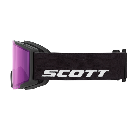 SCOTT Shield Light Sensitive Skibrille Black - AMP LS Blue Chrome S2-4 Ansicht 4