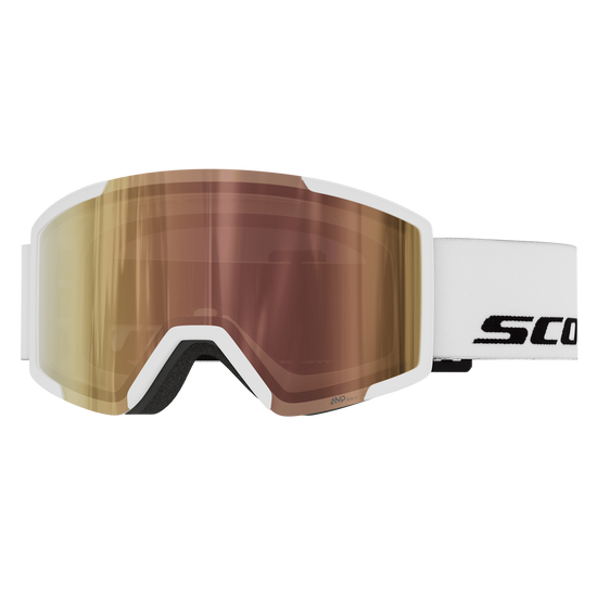 SCOTT Shield Light Sensitive Skibrille White - AMP LS Cinnamon Chrome S1-3 Ansicht 1