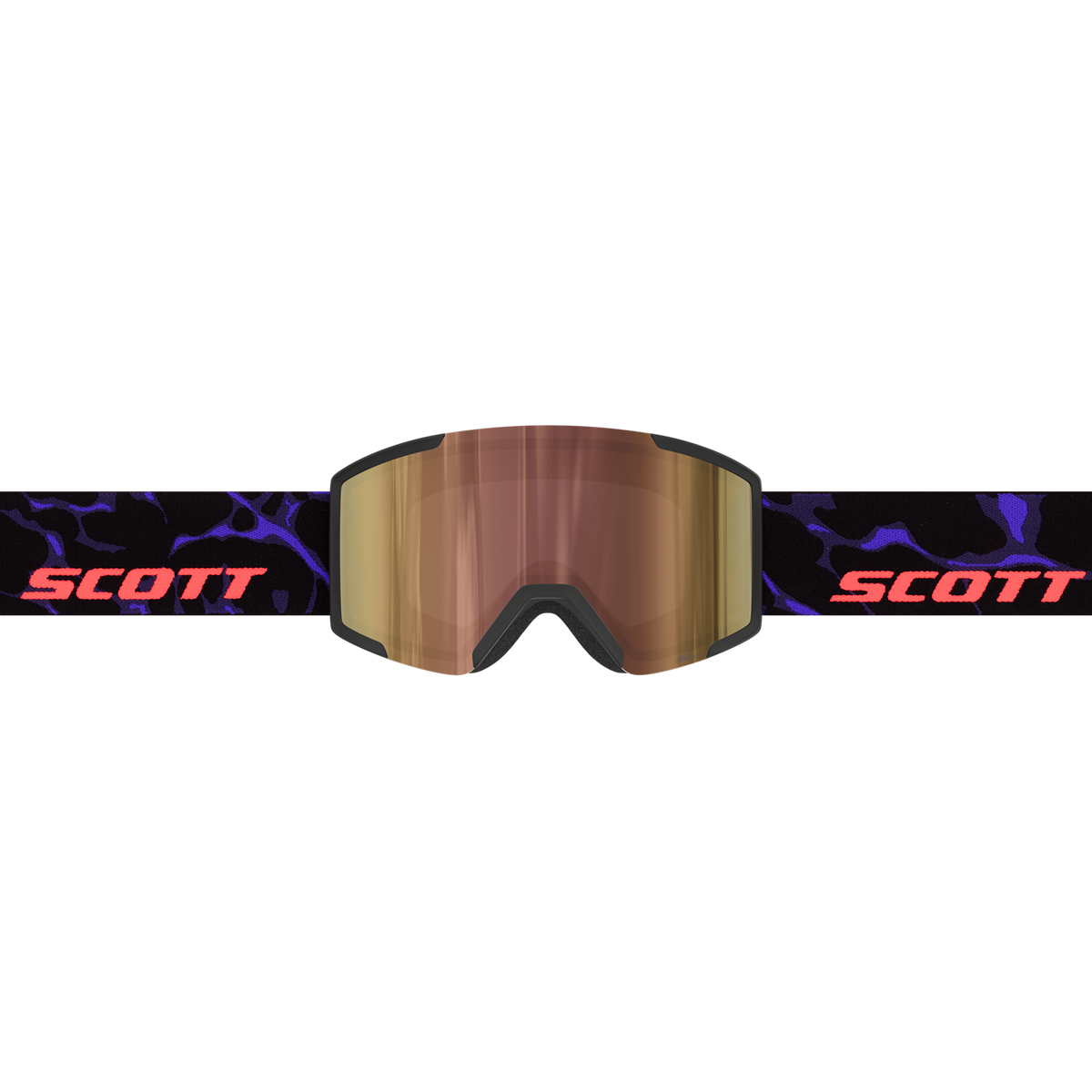 SCOTT Shield Light Sensitive Skibrille Black - Purple - AMP LS Cinnamon Chrome S1-3 Ansicht 2