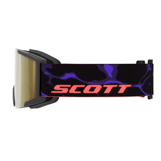 SCOTT Shield Light Sensitive Skibrille Black - Purple - AMP LS Cinnamon Chrome S1-3 Ansicht 4