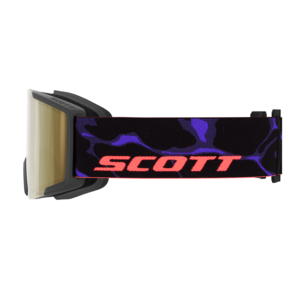 SCOTT Shield Light Sensitive Skibrille Black - Purple - AMP LS Cinnamon Chrome S1-3 Ansicht 4