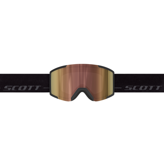 SCOTT Shield Light Sensitive Skibrille Black - Fog Grey - AMP LS Cinnamon Chrome S1-3 Ansicht 2