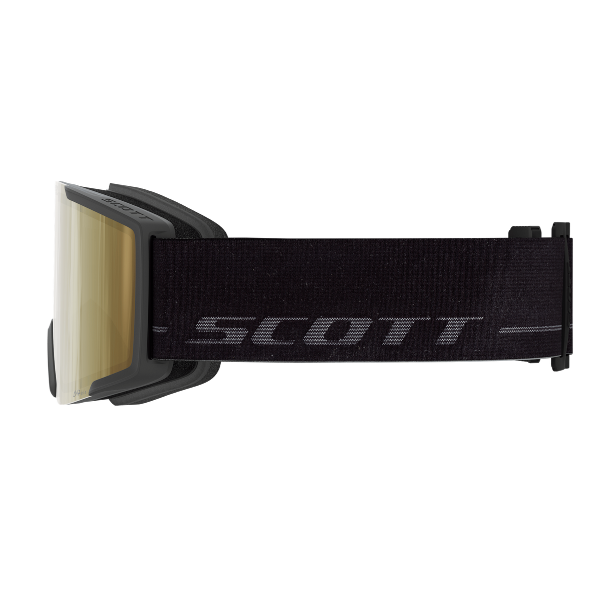 SCOTT Shield Light Sensitive Skibrille Black - Fog Grey - AMP LS Cinnamon Chrome S1-3 Ansicht 4