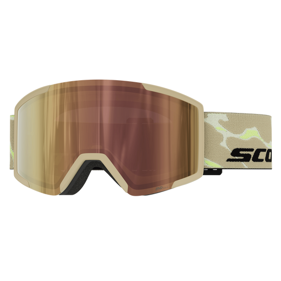 SCOTT Shield Light Sensitive Skibrille Mojave Beige - AMP LS Cinnamon Chrome S1-3 Ansicht 1
