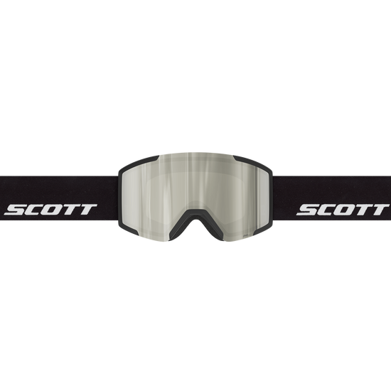 SCOTT Shield Skibrille - Black - AMP White Chrome S2 - Bild 2