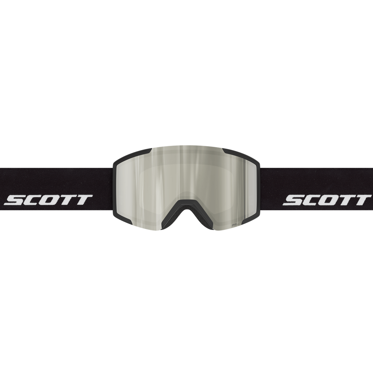 SCOTT Shield Skibrille - Black - AMP White Chrome S2 - Bild 2