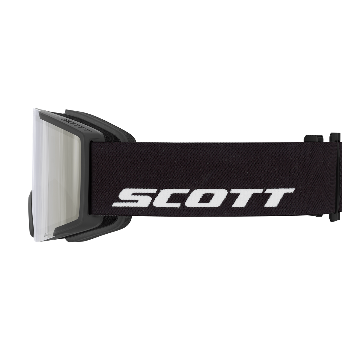 SCOTT Shield Skibrille - Black - AMP White Chrome S2 - Bild 4