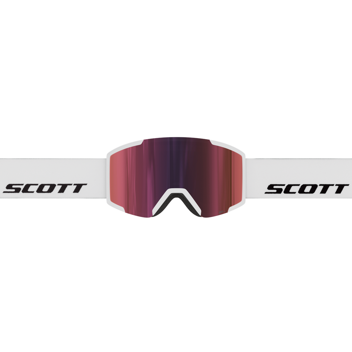 SCOTT Shield Skibrille - White - AMP Red Chrome S3 - Bild 2
