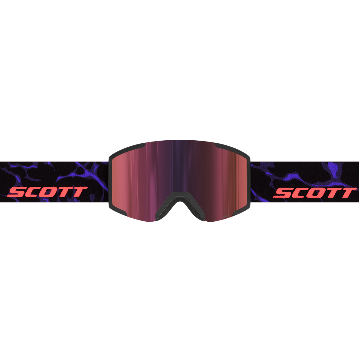 SCOTT Shield Skibrille - Black - Purple - AMP Red Chrome S3 - Bild 2