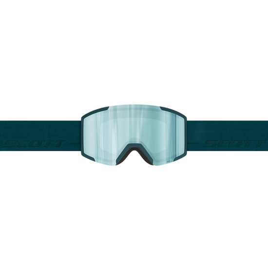 SCOTT Shield Skibrille - Petrol Green - AMP Ice Chrome S2 - Bild 2