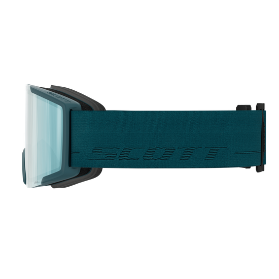SCOTT Shield Skibrille - Petrol Green - AMP Ice Chrome S2 - Bild 4