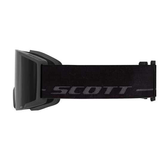 SCOTT Shield Skibrille - Black - Fog Grey - AMP Black Chrome S3 - Bild 4