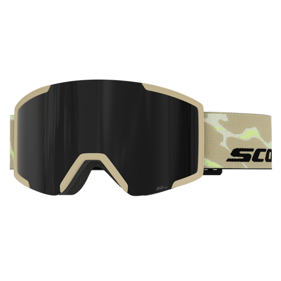SCOTT Shield Skibrille - Mojave Beige - AMP Black Chrome S3 - Bild 1