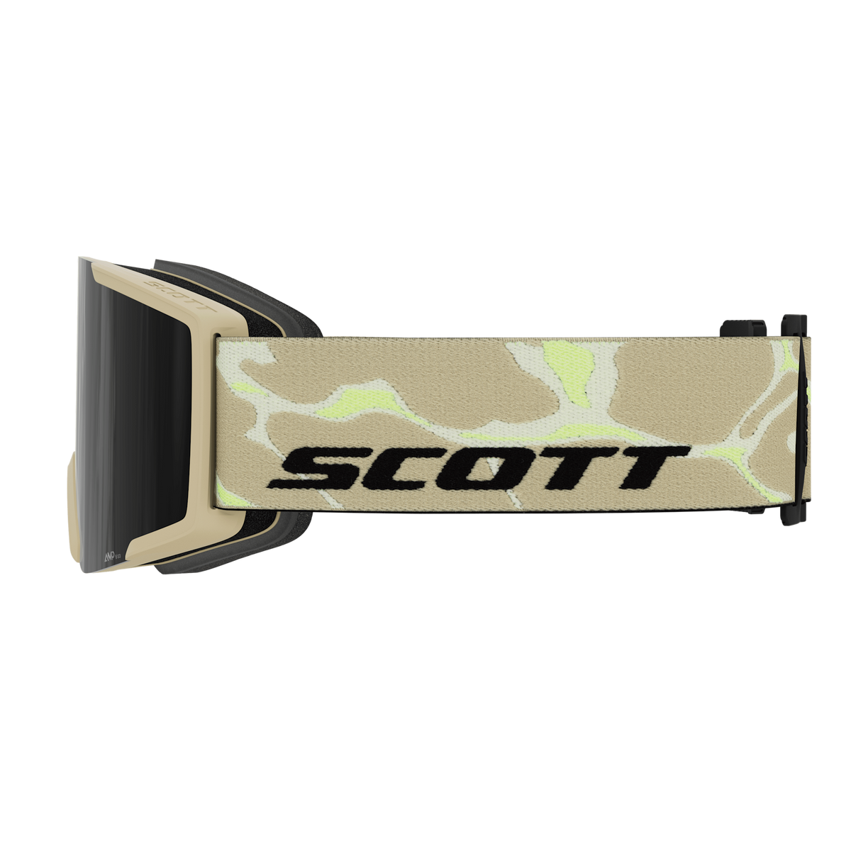 SCOTT Shield Skibrille - Mojave Beige - AMP Black Chrome S3 - Bild 4