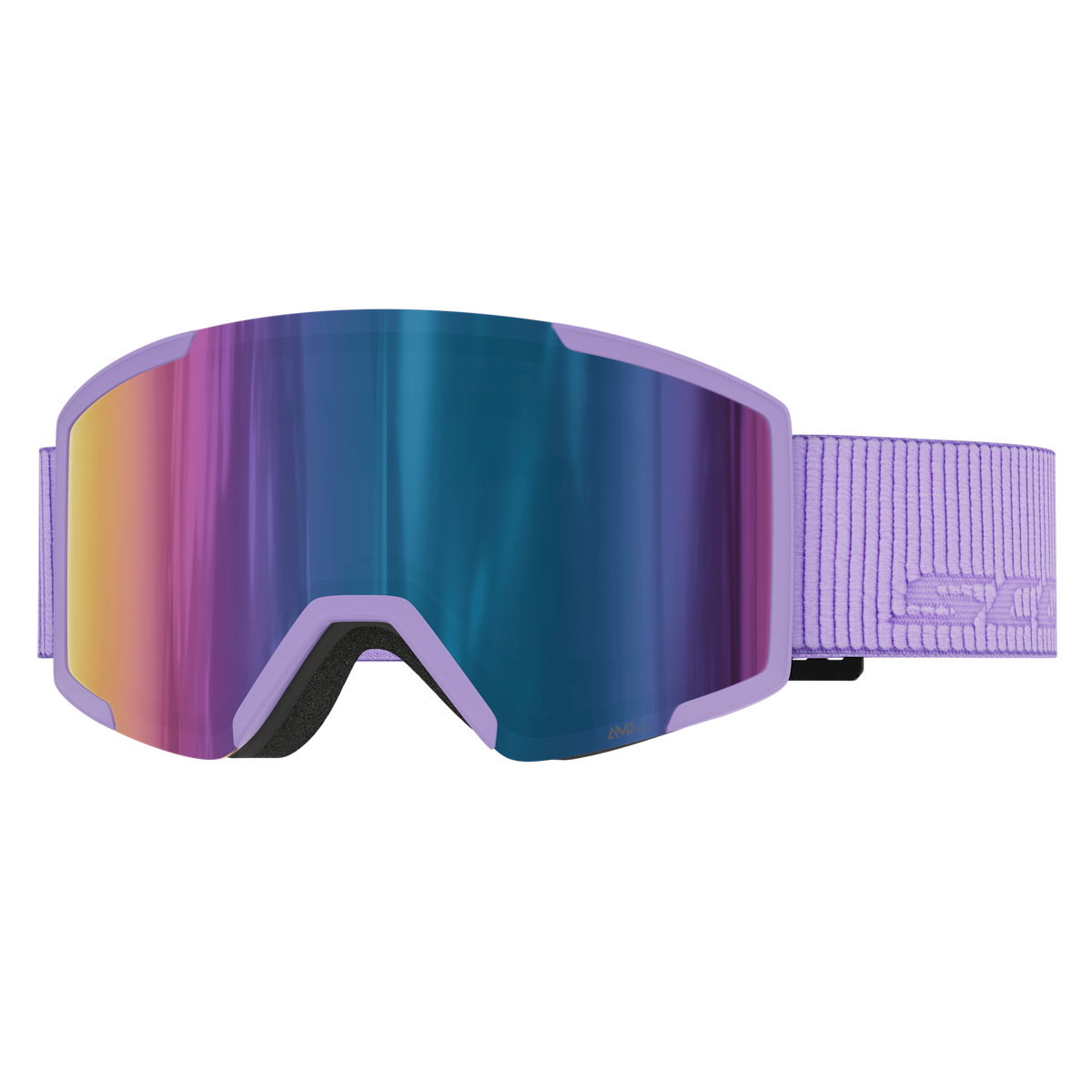 SCOTT Shield Skibrille - Sherbet Purple - AMP Teal Chrome S2 - Bild 1