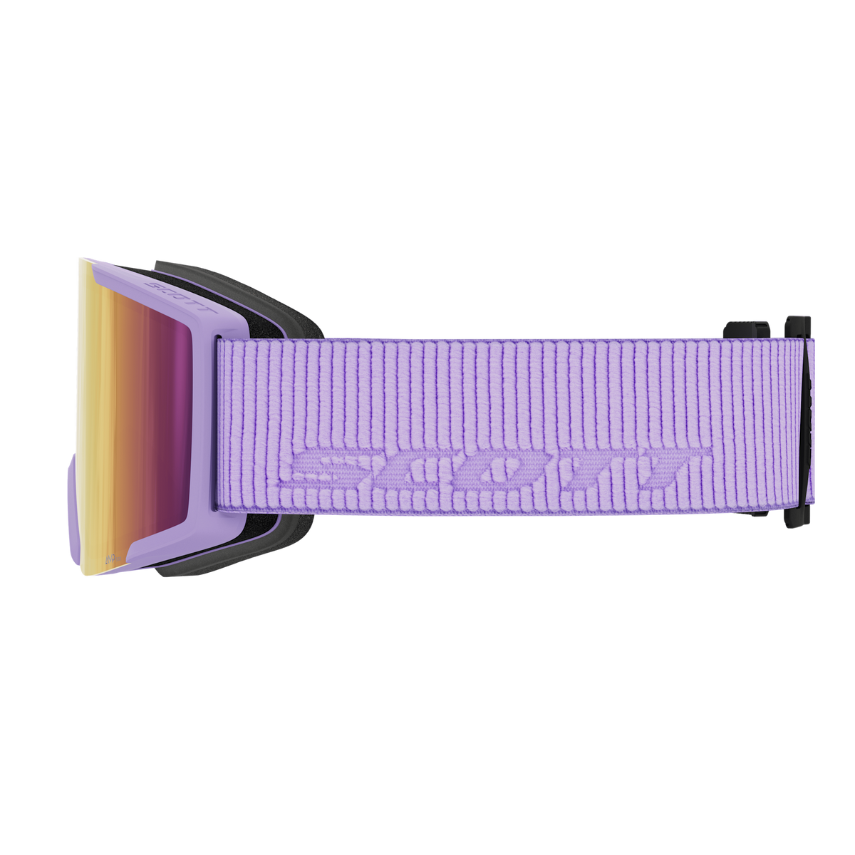 SCOTT Shield Skibrille - Sherbet Purple - AMP Teal Chrome S2 - Bild 4