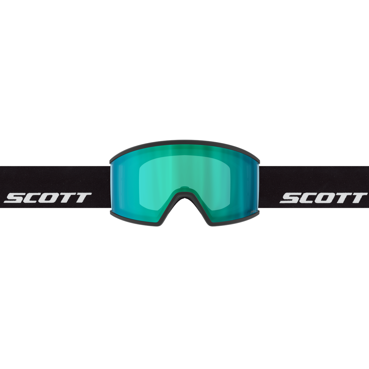 SCOTT Ambit Skibrille - Black - AMP Aurora Green Chrome S1 - Ansicht 2