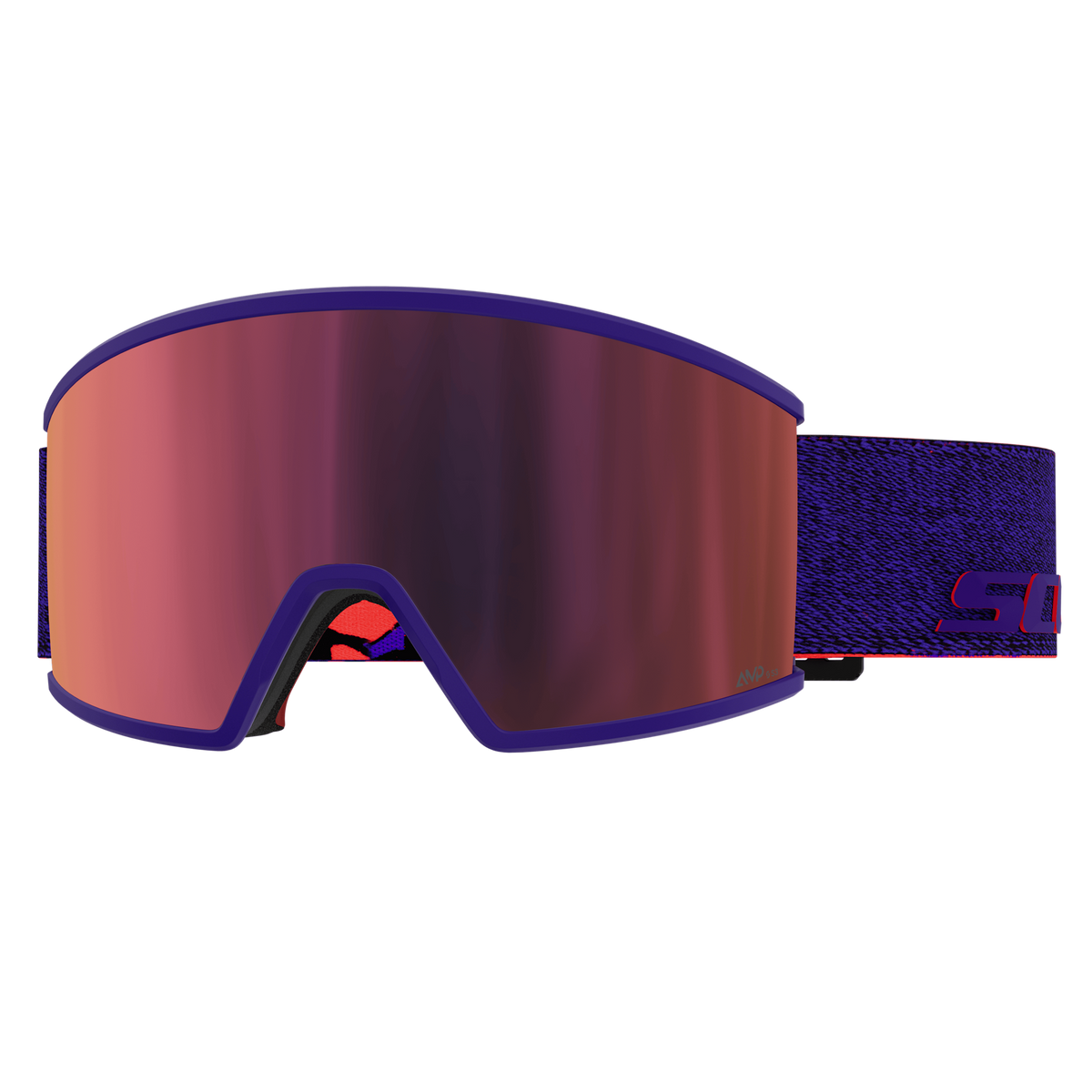 SCOTT Ambit Skibrille - Purple - AMP Red Chrome S3 - Ansicht 1