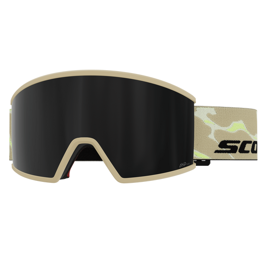 SCOTT Ambit Skibrille - Mojave Beige - AMP Black Chrome S3 - Ansicht 1