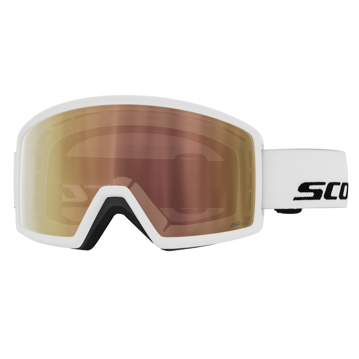 SCOTT Neo Compact Light Sensitive Skibrille White – Vorderansicht