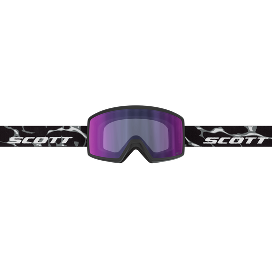 SCOTT Neo Compact Light Sensitive Skibrille Granite Black - White – Seitenansicht